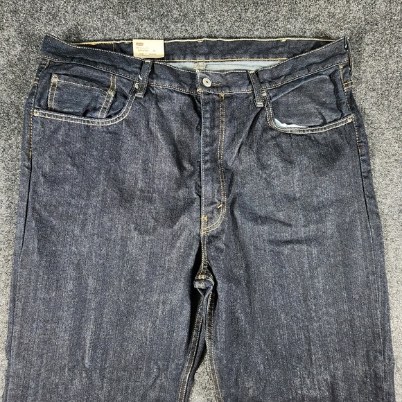 LEVIS 550 RELAXED FIT‎ TAPERED DARK WASH JEANS NWT 40 X 32 VERY NICE! - Picture 3 of 12